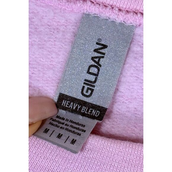 “Have a Holly Dolly Christmas” Light Pink Crewneck Holiday Sweatshirt Medium - Picture 5 of 11